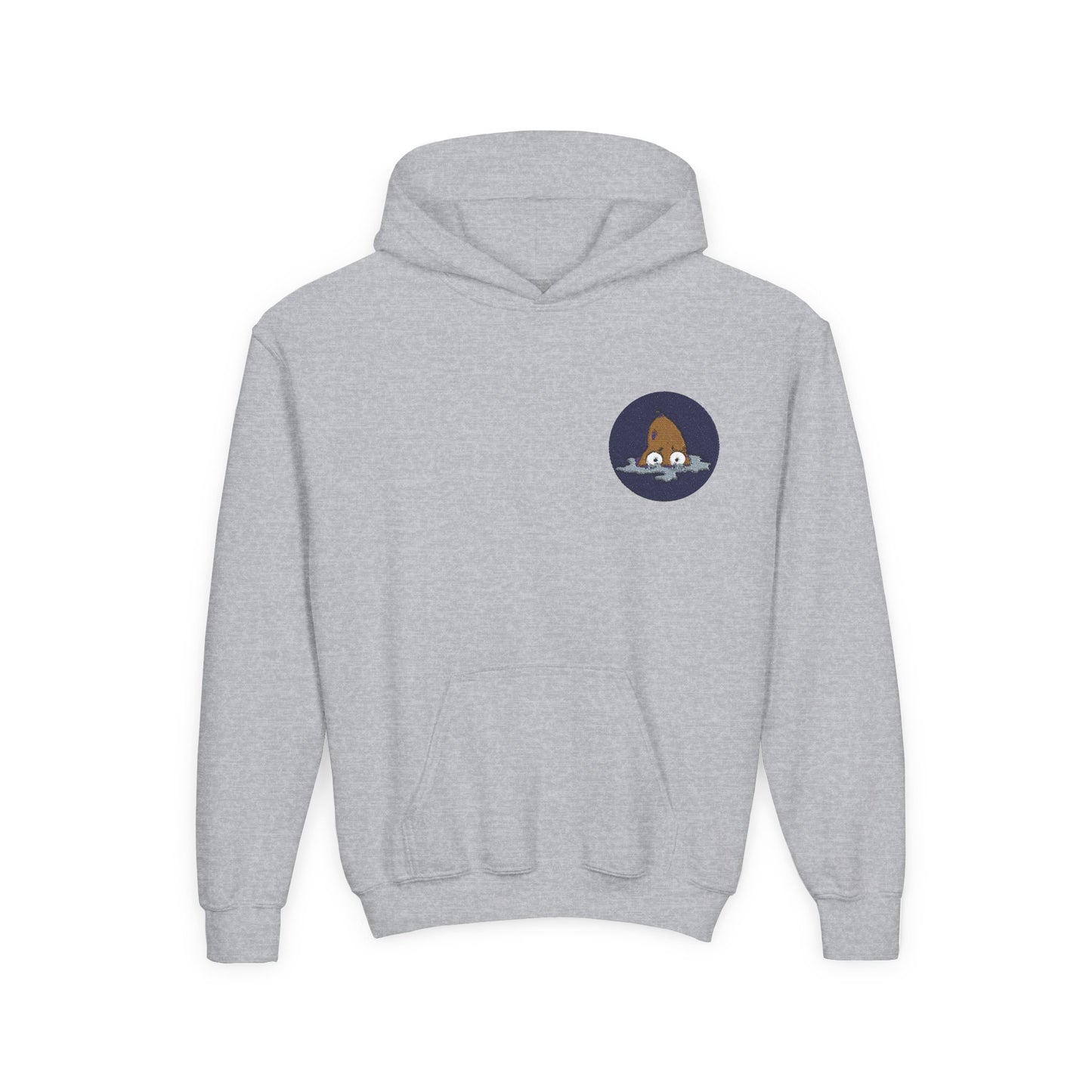 Youth Hooded Sweatshirt with Playful Owl Design